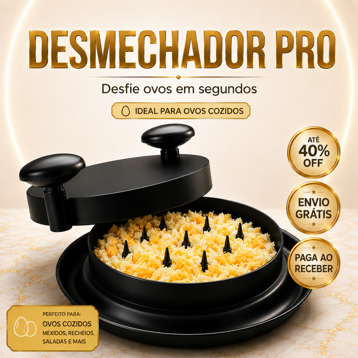 Desmechador  Pro Triturador Manual Para Carne Pollo Verduras