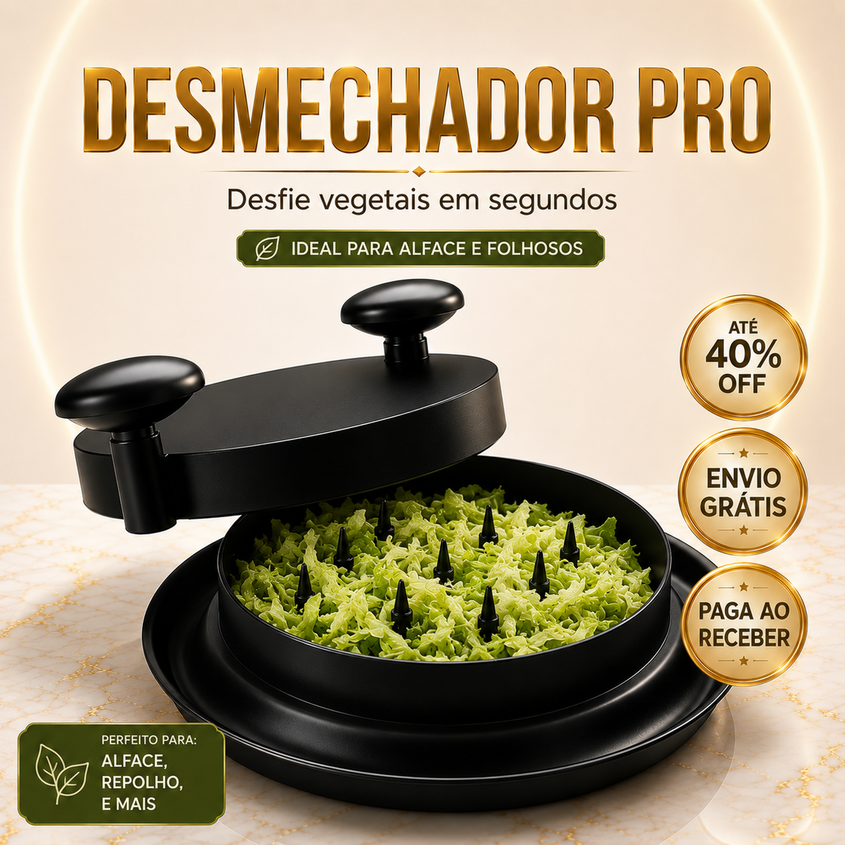 Desmechador  Pro Triturador Manual Para Carne Pollo Verduras