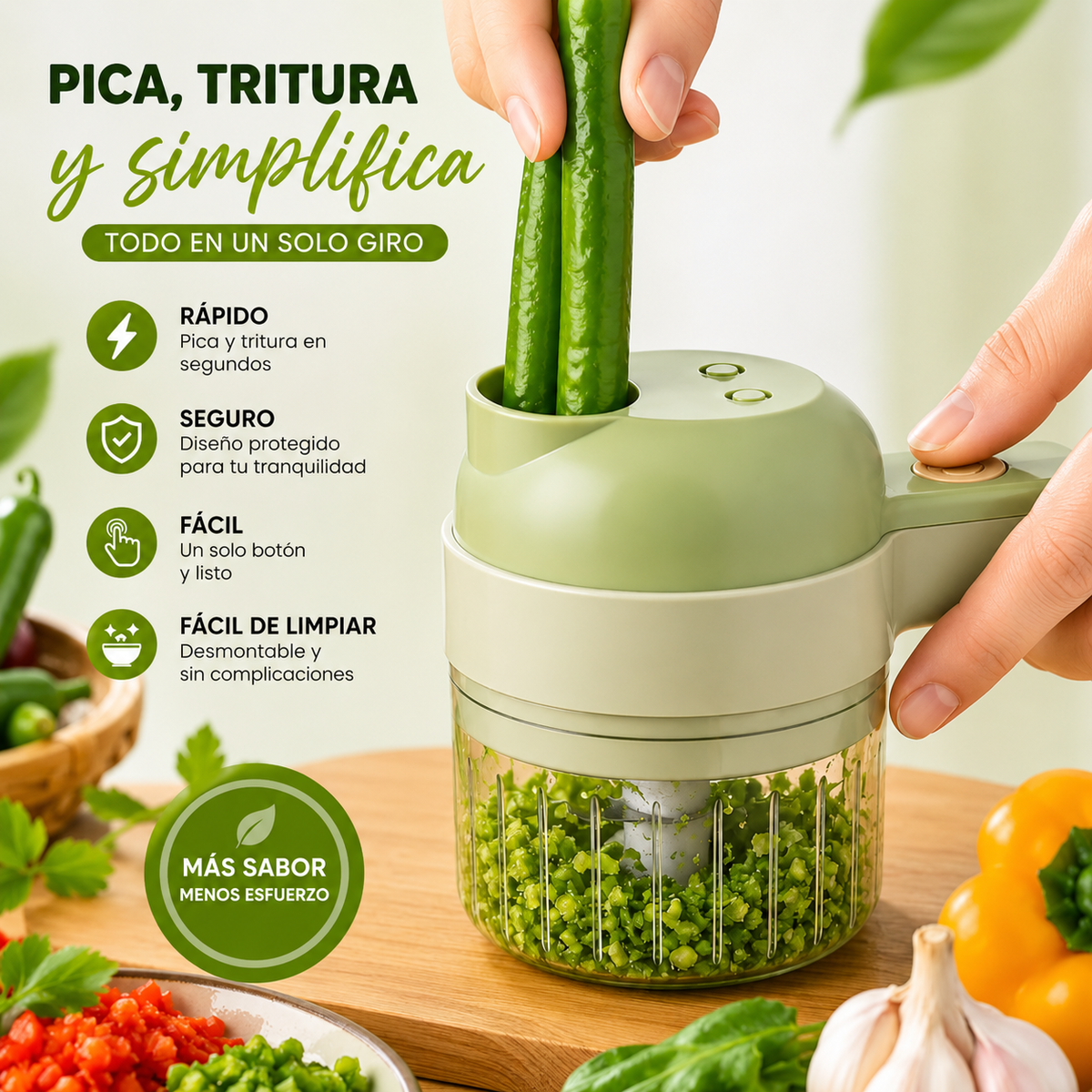 Procesador Inalámbrico 4 en 1