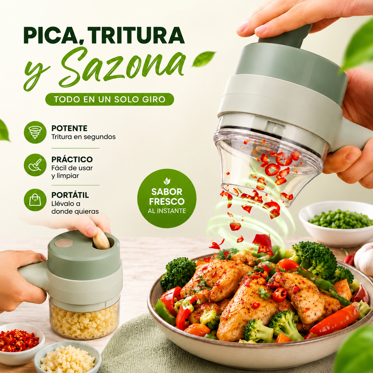 Procesador Inalámbrico 4 en 1