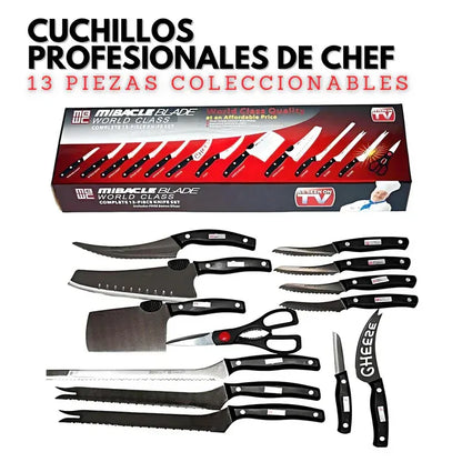 Set de Cuchillos Profesionales X13: El aliado definitivo para tu cocina