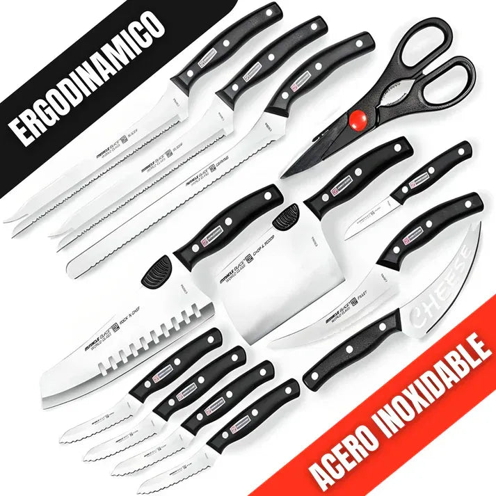 Set de Cuchillos Profesionales X13: El aliado definitivo para tu cocina